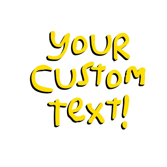 Custom made Text Simpsons style Text SVG PNG (DIGITAL FILES)