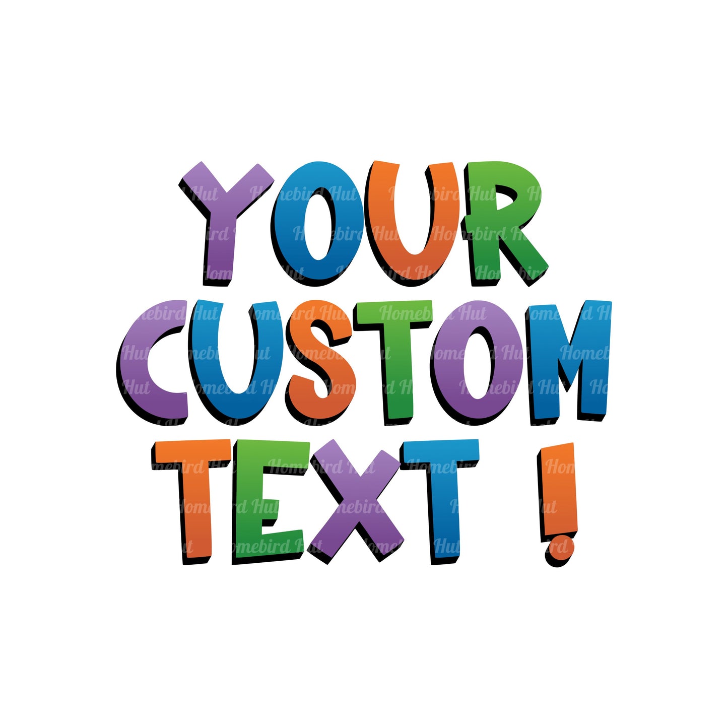 Custom made Text Dora Style Font SVG PNG (DIGITAL FILES)