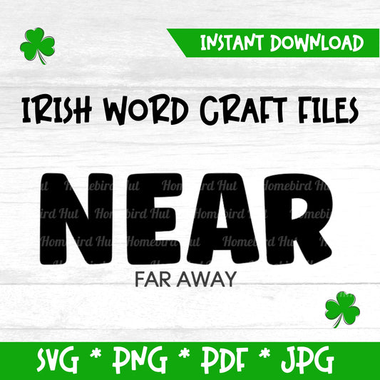 Irish Fr. Ted Humor "Near, Far Away" (Digital File) SVG PNG PDF & JPG File