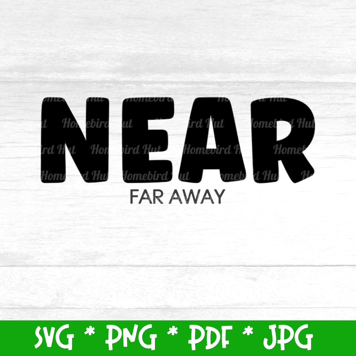 Irish Fr. Ted Humor "Near, Far Away" (Digital File) SVG PNG PDF & JPG File