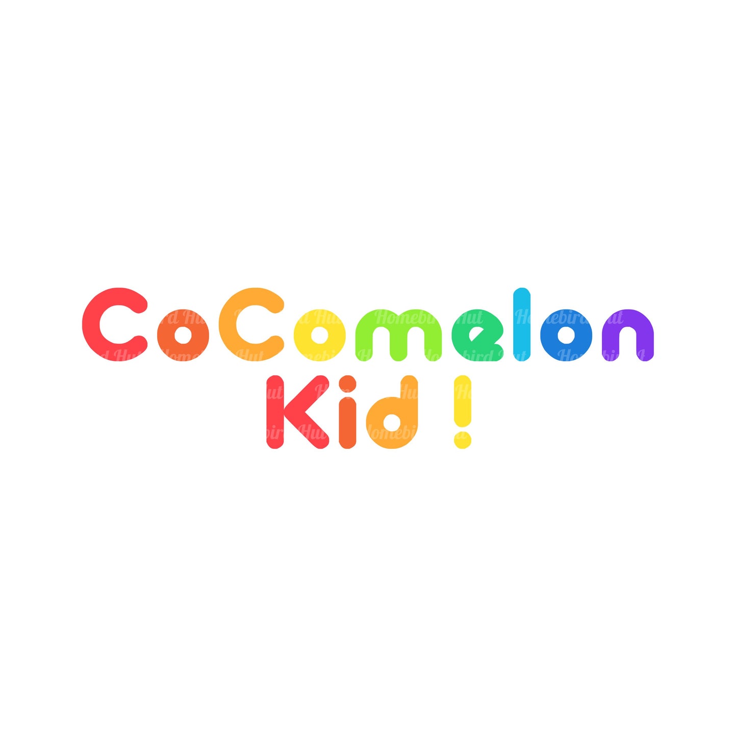 Custom Made Text Cocomelon Style Font PNG SVG (DIGITAL FILES)