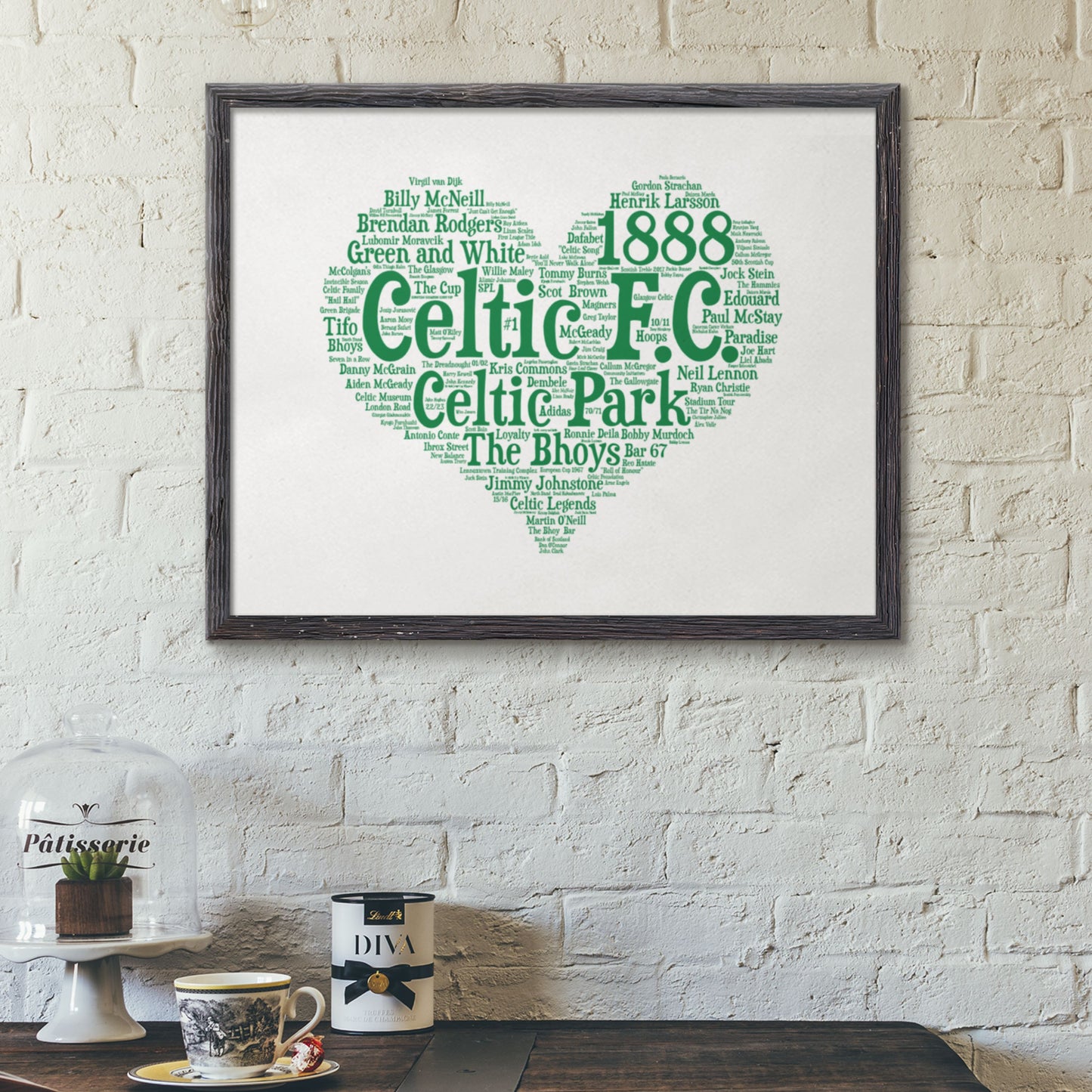 All Things Celtic F.C. Word Art Wall Decor (DIGITAL FILE)