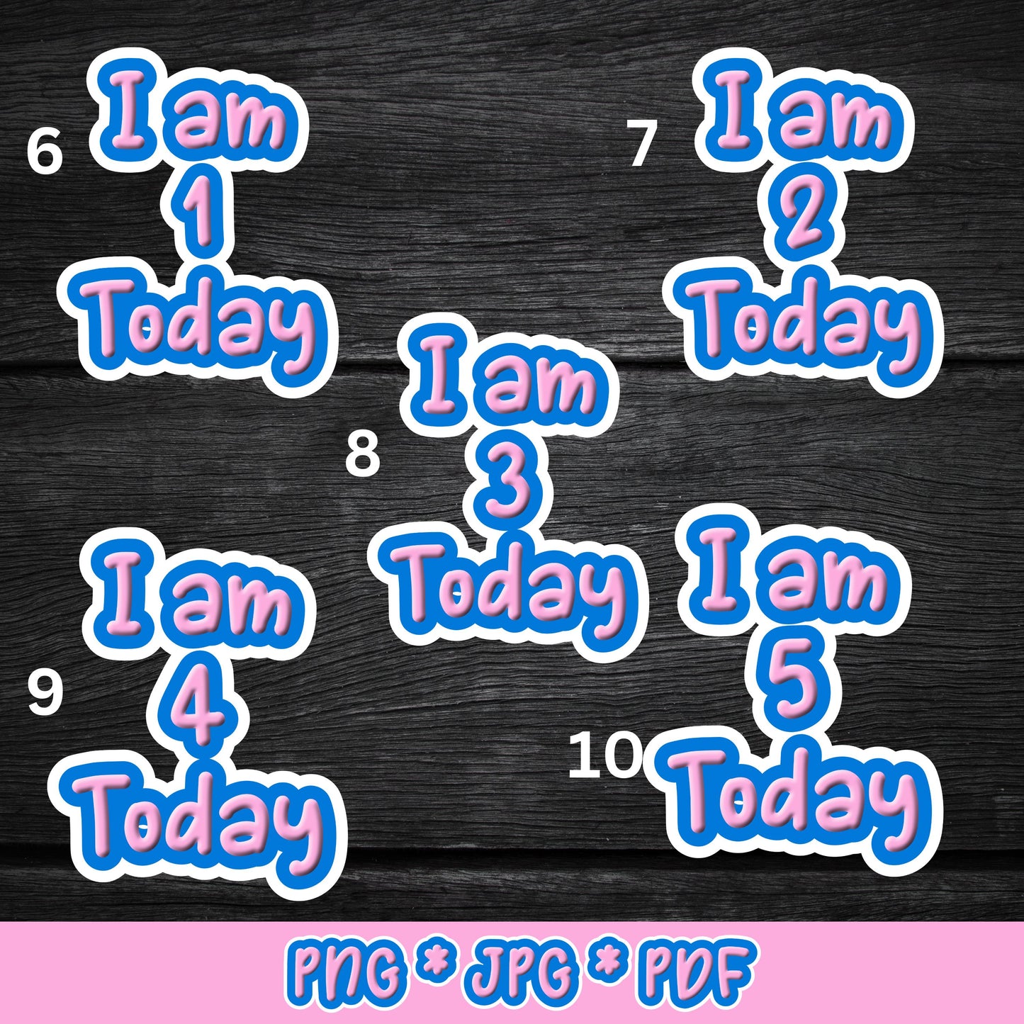 Pink Pig Pre-Designed Party Decor (DIGITAL FILE) Peppa Font Ages 1 to 5