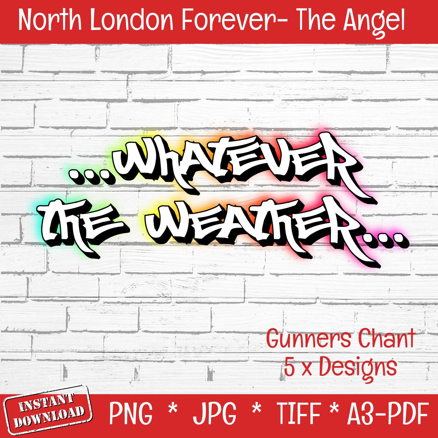 North London Forever (DIGITAL FILE) The Angel PNG JPG TIFF PDF