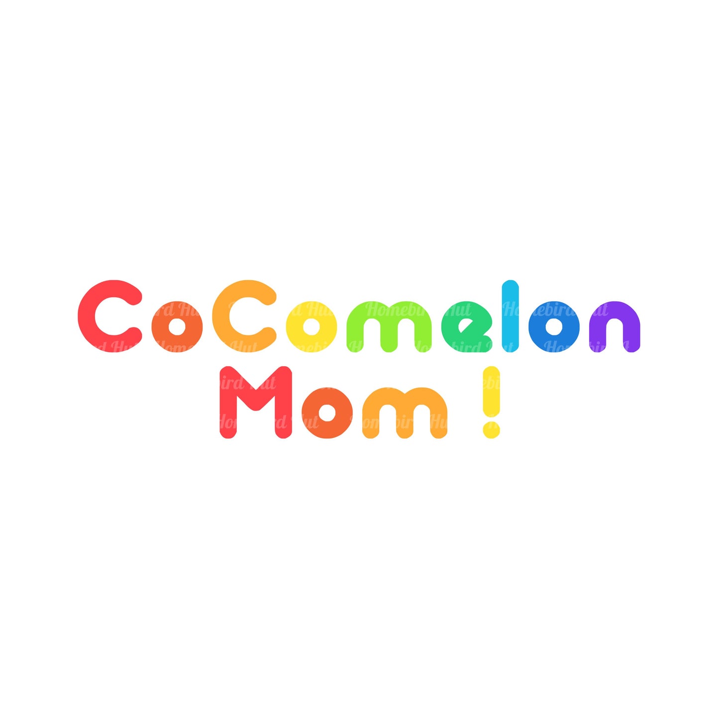 Custom Made Text Cocomelon Style Font PNG SVG (DIGITAL FILES)