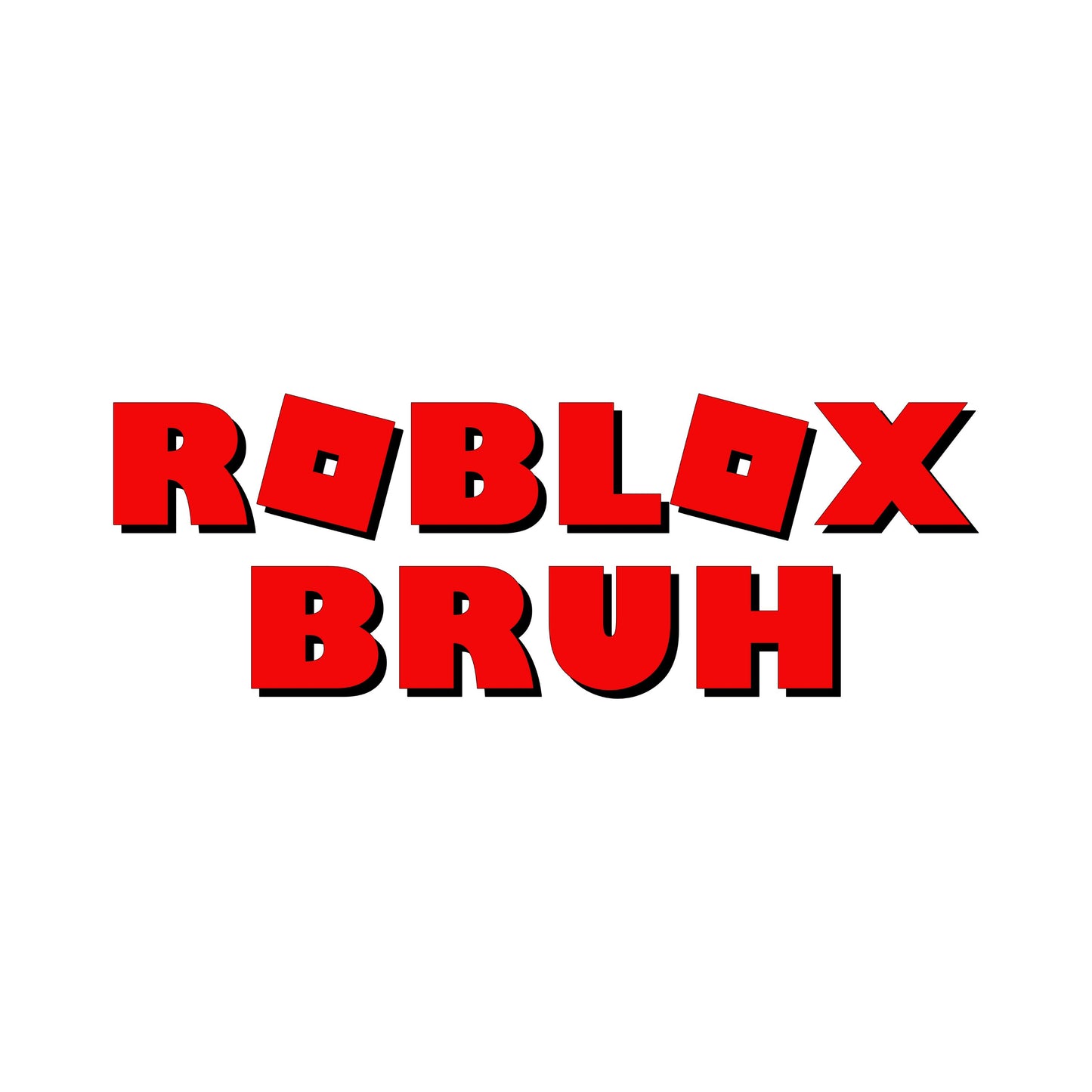 Custom Made Text SVG PNG - Roblox Style Font (DIGITAL FILE)