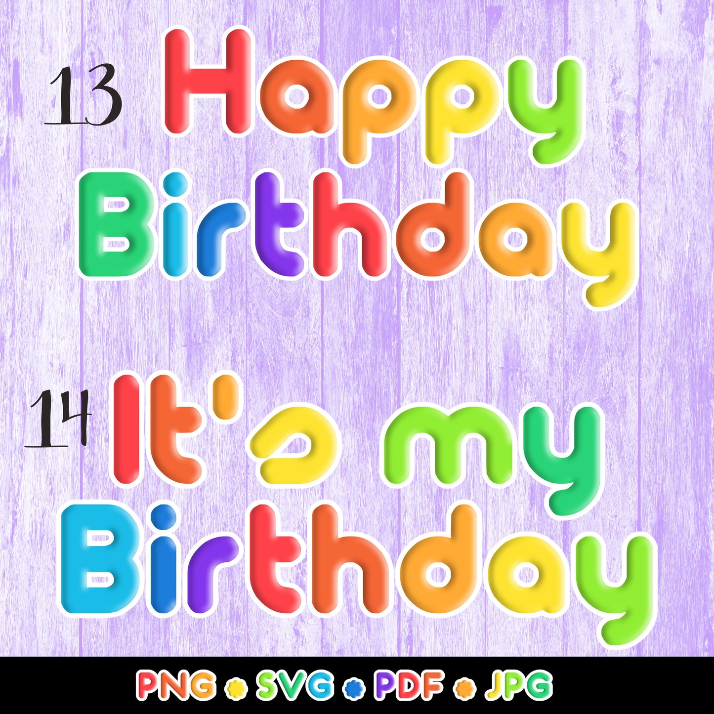 Melon Birthday Graphics Party Decor (DIGITAL FILE) SVG PNG PDF & JPG