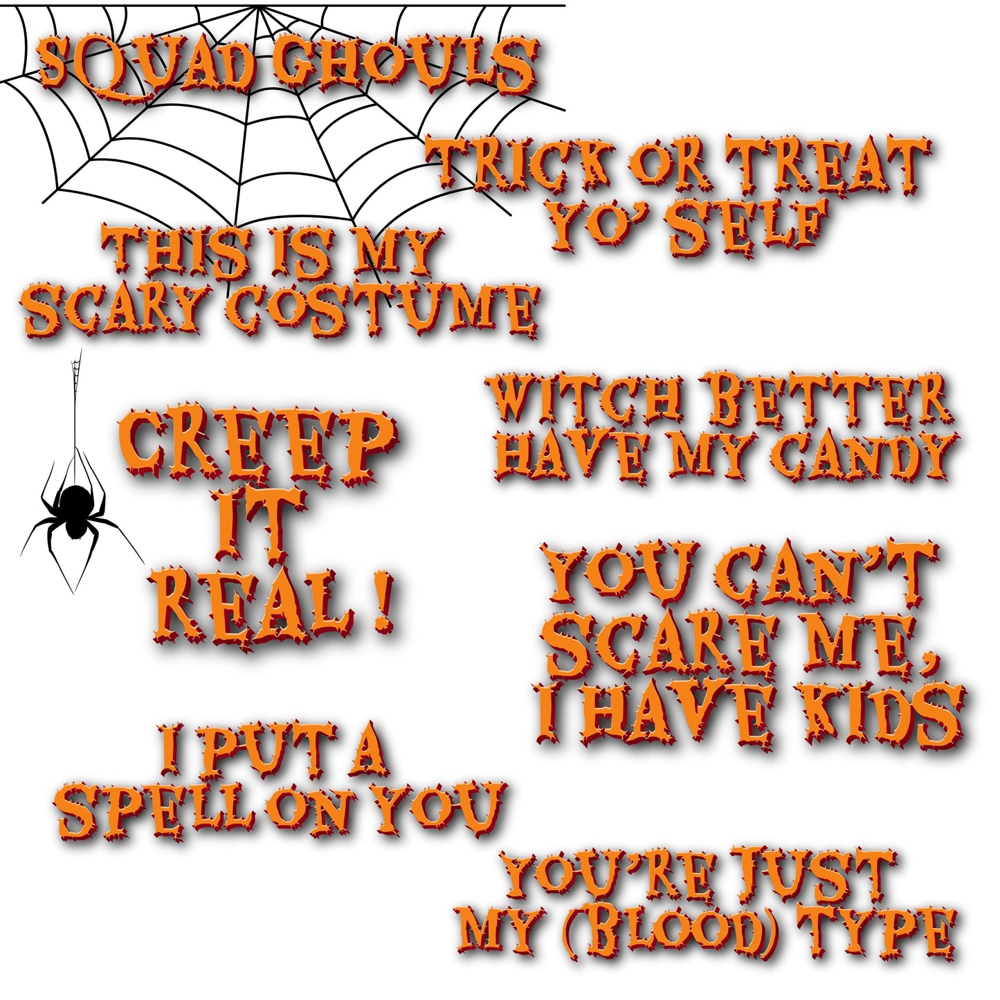 Halloween Crafter Bundle (DIGITAL FILES) 30 Designs in SVG PNG PDF & JPG