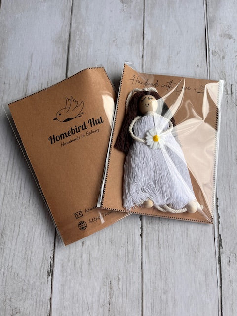 Holy Communion Hanging Macrame Doll, Handmade to Order