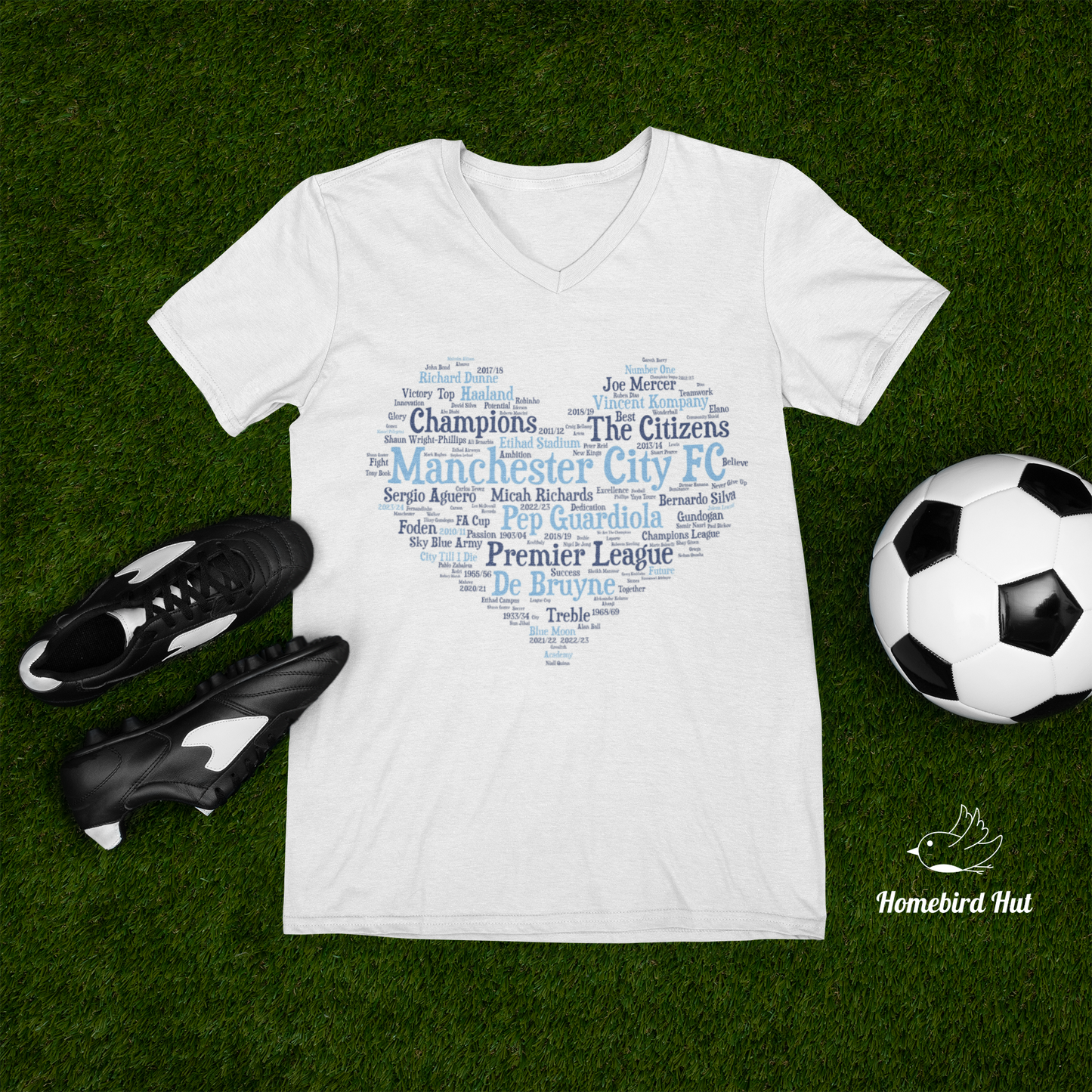 All Things Manchester City FC Word Art