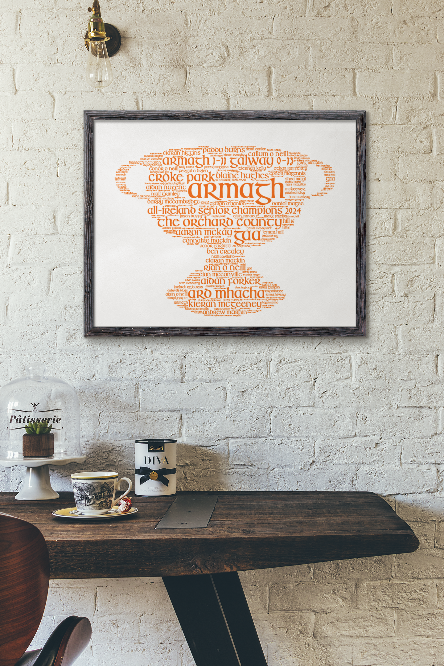 Armagh All Ireland Senior Football Winners 2024 Word-Art Print (DIGITAL FILES)