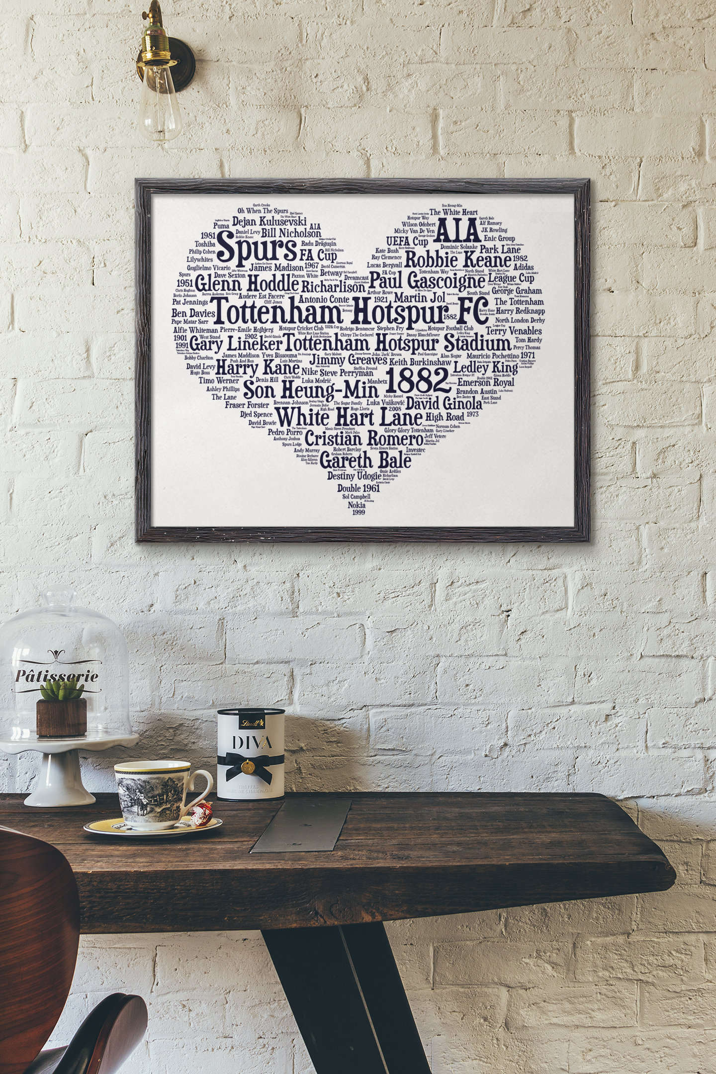 All Things Tottenham Hotspur Word Art Wall Decor (DIGITAL FILES) Spurs Poster