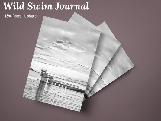 Wild Swim Journal undated, 6" x 9" A5 394 pages, Galway Themed Cover