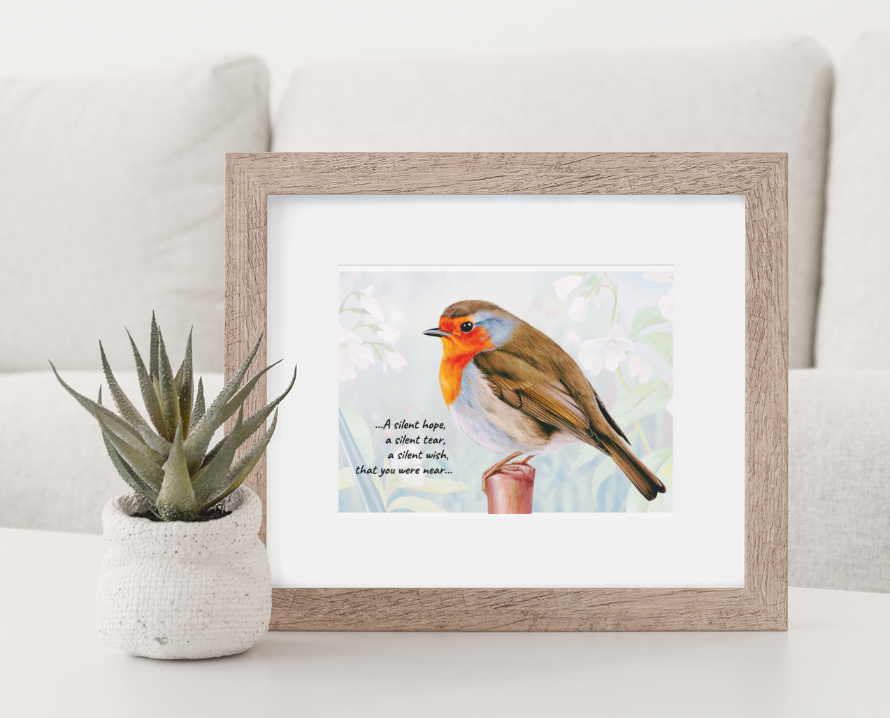 Robin Wall Art 4 Designs (DIGITAL FILES) In Memory of a lost loved one