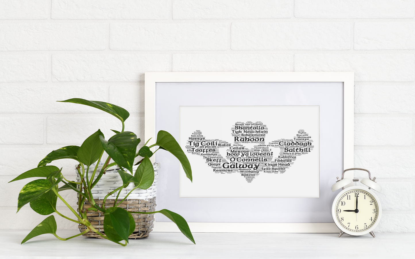 Galway Word Art Prints (DIGITAL FILE) A2 All things Galway City