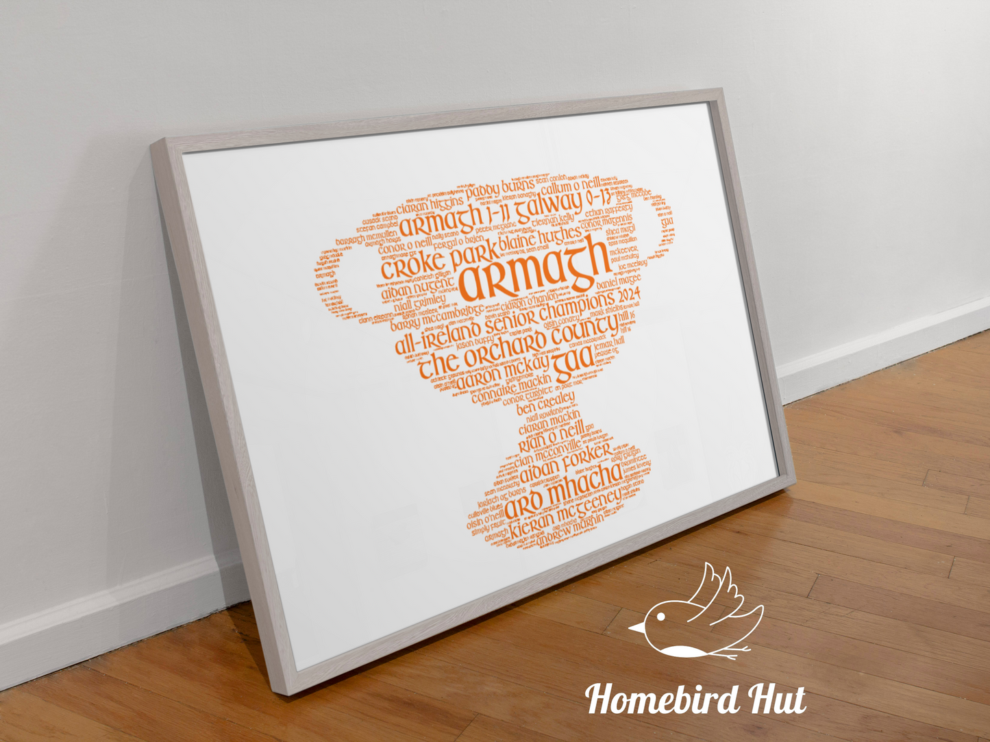 Armagh All Ireland Senior Football Winners 2024 Word-Art Print (DIGITAL FILES)