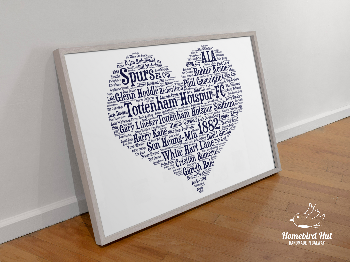 All Things Tottenham Hotspur Word Art Wall Decor (DIGITAL FILES) Spurs Poster