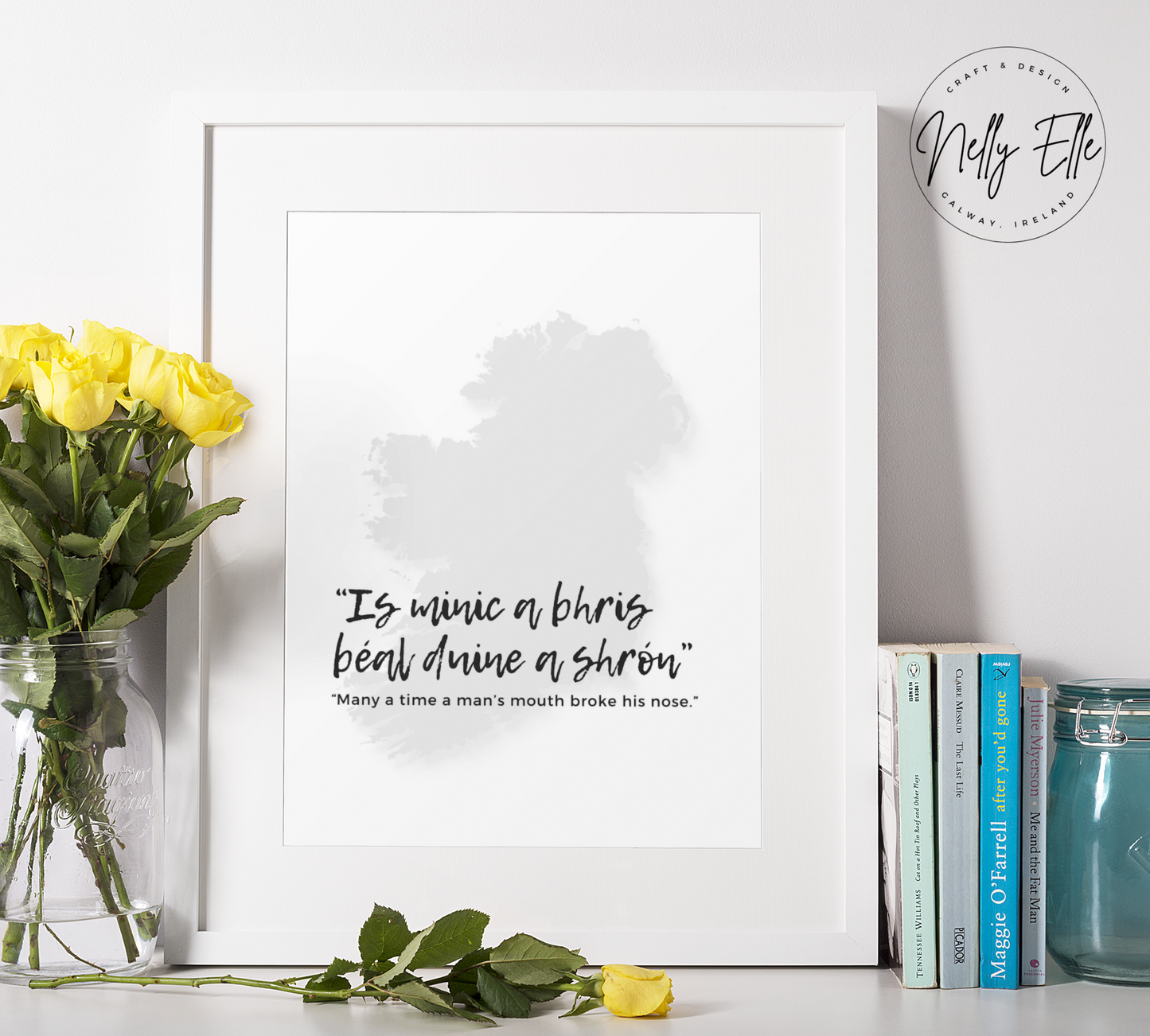 Traditional Irish Sayings with translation Wall Art (DIGITAL FILES) Bundle Ready to print.