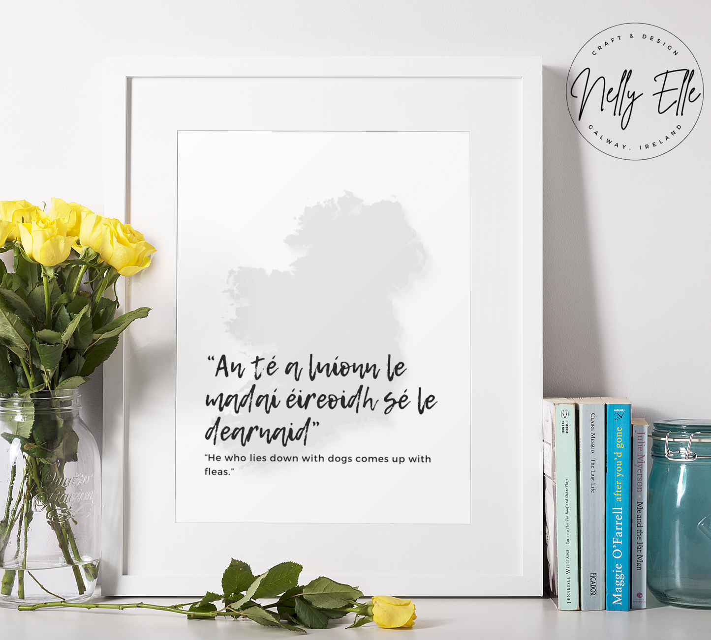 Traditional Irish Sayings with translation Wall Art (DIGITAL FILES) Bundle Ready to print.